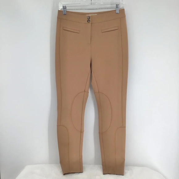 Etcetera Ponte Riding Equestrian Leggings Dressage Tan Size 2 - Picture 2 of 10